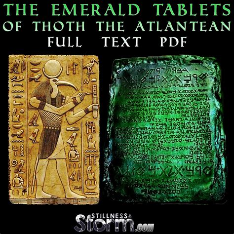 the emerald tablets of thoth free pdf